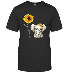 You Are My Sunshine Hippie Sunflower Elephant Gift Friend Men's T-Shirt