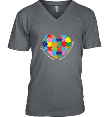 April is autism awareness month T shirt Men's V-Neck Men's V-Neck - belovedtshirt