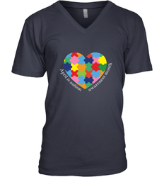April is autism awareness month T shirt Men's V-Neck