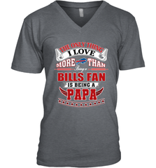 NFL The Only Thing I Love More Than Being A Buffalo Bills Fan Is Being A Papa Football Men's V-Neck Men's V-Neck - belovedtshirt
