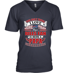 NFL The Only Thing I Love More Than Being A Buffalo Bills Fan Is Being A Papa Football Men's V-Neck Men's V-Neck - belovedtshirt