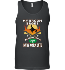 Broom Broke So I Became A fan of New York Jets  NFL Halloween Costume Men's Tank Top Men's Tank Top - belovedtshirt