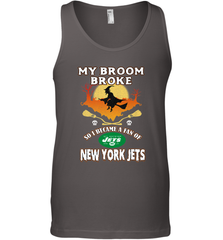 Broom Broke So I Became A fan of New York Jets  NFL Halloween Costume Men's Tank Top Men's Tank Top - belovedtshirt