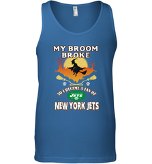 Broom Broke So I Became A fan of New York Jets  NFL Halloween Costume Men's Tank Top Men's Tank Top - belovedtshirt