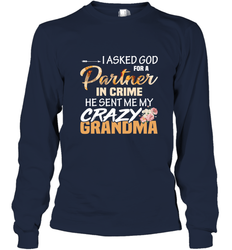 Crazy Grandma Partner in crime Long Sleeve T-Shirt