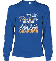 Crazy Grandma Partner in crime Long Sleeve T-Shirt Long Sleeve T-Shirt - belovedtshirt