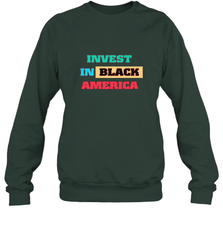 Invest In Black America Crewneck Sweatshirt Crewneck Sweatshirt - belovedtshirt