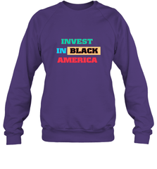 Invest In Black America Crewneck Sweatshirt Crewneck Sweatshirt - belovedtshirt