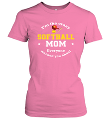 Crazy Softball Mom Women's T-Shirt Women's T-Shirt - belovedtshirt