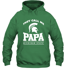 Michigan State Spartans They Call Me Papa Hooded Sweatshirt Hooded Sweatshirt - belovedtshirt