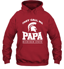 Michigan State Spartans They Call Me Papa Hooded Sweatshirt Hooded Sweatshirt - belovedtshirt