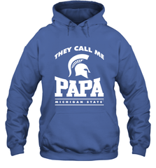 Michigan State Spartans They Call Me Papa Hooded Sweatshirt Hooded Sweatshirt - belovedtshirt