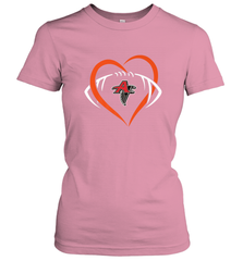 NFLAtlanta Falcons Heart Love Football Women's T-Shirt Women's T-Shirt - belovedtshirt