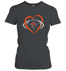 NFLAtlanta Falcons Heart Love Football Women's T-Shirt Women's T-Shirt - belovedtshirt