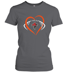 NFLAtlanta Falcons Heart Love Football Women's T-Shirt Women's T-Shirt - belovedtshirt