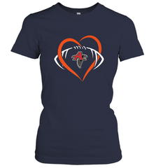 NFLAtlanta Falcons Heart Love Football Women's T-Shirt Women's T-Shirt - belovedtshirt
