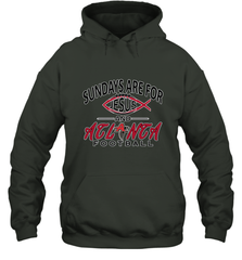 Sundays Are For Jesus and Atlanta Funny Christian Football Hooded Sweatshirt Hooded Sweatshirt - belovedtshirt