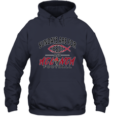 Sundays Are For Jesus and Atlanta Funny Christian Football Hooded Sweatshirt Hooded Sweatshirt - belovedtshirt