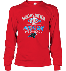 Sundays Are For Jesus and Carolina Funny Christian Football Long Sleeve T-Shirt Long Sleeve T-Shirt - belovedtshirt