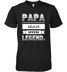 Papa Man Myth Legend Father's Day Dad Veteran Gift Men's Premium T-Shirt
