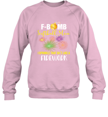 F Bomb Softball Mom Crewneck Sweatshirt Crewneck Sweatshirt - belovedtshirt