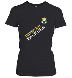 NFL Green Bay Packers Logo with Champion Crown Women's T-Shirt