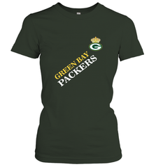 NFL Green Bay Packers Logo with Champion Crown Women's T-Shirt Women's T-Shirt - belovedtshirt