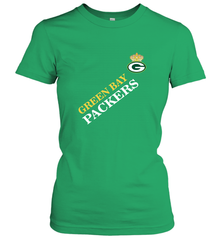 NFL Green Bay Packers Logo with Champion Crown Women's T-Shirt Women's T-Shirt - belovedtshirt