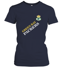 NFL Green Bay Packers Logo with Champion Crown Women's T-Shirt Women's T-Shirt - belovedtshirt