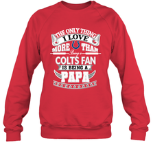 NFL The Only Thing I Love More Than Being A Indianapolis Colts Fan Is Being A Papa Football Crewneck Sweatshirt Crewneck Sweatshirt - belovedtshirt