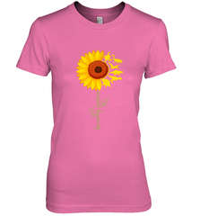 You're My Sunshine Sunflower Dinosaur T Rex Women's Premium T-Shirt Women's Premium T-Shirt - belovedtshirt