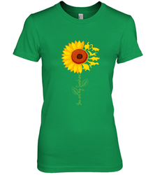 You're My Sunshine Sunflower Dinosaur T Rex Women's Premium T-Shirt