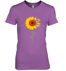 You're My Sunshine Sunflower Dinosaur T Rex Women's Premium T-Shirt Women's Premium T-Shirt - belovedtshirt