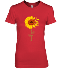 You're My Sunshine Sunflower Dinosaur T Rex Women's Premium T-Shirt Women's Premium T-Shirt - belovedtshirt