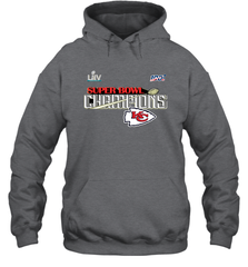 Youth Kansas City Chiefs NFL Pro Line by Fanatics Super Bowl LIV Champions Trophy Hooded Sweatshirt Hooded Sweatshirt - belovedtshirt