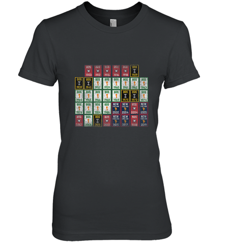 New England Boston Sports Championship Banner Title Champion Women's Premium T-Shirt Women's Premium T-Shirt / Black / XS Women's Premium T-Shirt - belovedtshirt