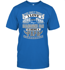 NFL The Only Thing I Love More Than Being A Seattle Seahawks Fan Is Being A Papa Football Men's T-Shirt Men's T-Shirt - belovedtshirt