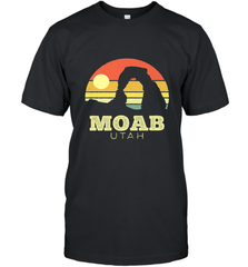 Moab Utah Vintage Sunset Arches Adventure Outdoors Men's T-Shirt Men's T-Shirt - belovedtshirt