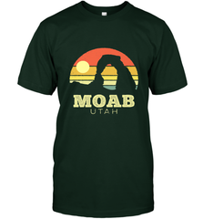 Moab Utah Vintage Sunset Arches Adventure Outdoors Men's T-Shirt Men's T-Shirt - belovedtshirt