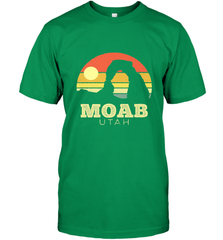 Moab Utah Vintage Sunset Arches Adventure Outdoors Men's T-Shirt Men's T-Shirt - belovedtshirt
