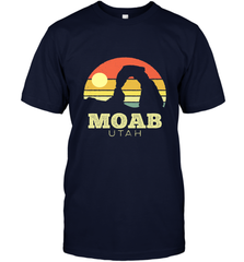 Moab Utah Vintage Sunset Arches Adventure Outdoors Men's T-Shirt Men's T-Shirt - belovedtshirt