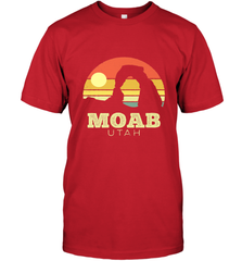 Moab Utah Vintage Sunset Arches Adventure Outdoors Men's T-Shirt Men's T-Shirt - belovedtshirt