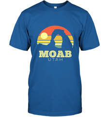 Moab Utah Vintage Sunset Arches Adventure Outdoors Men's T-Shirt Men's T-Shirt - belovedtshirt