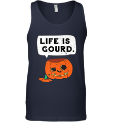 Funny Life Is Gourd Halloween Trick Or Treat Pumpkin Men's Tank Top Men's Tank Top - belovedtshirt