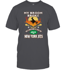 Broom Broke So I Became A fan of New York Jets  NFL Halloween Costume Men's T-Shirt Men's T-Shirt - belovedtshirt