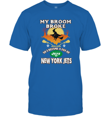Broom Broke So I Became A fan of New York Jets  NFL Halloween Costume Men's T-Shirt Men's T-Shirt - belovedtshirt