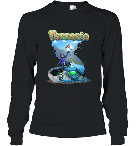 Terraria Cosmic Car Key Long Sleeve T-Shirt Long Sleeve T-Shirt / Black / S Long Sleeve T-Shirt - belovedtshirt