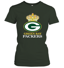 NFL Green Bay Packers Logo Champion Crown Women's T-Shirt Women's T-Shirt - belovedtshirt