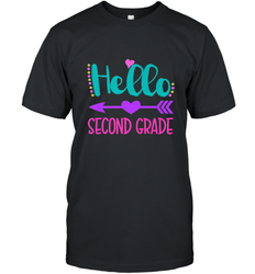 Hello Second Grade 2nd Grade Teachers Students Gift Men's T-Shirt