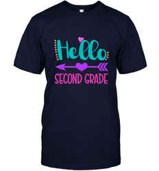 Hello Second Grade 2nd Grade Teachers Students Gift Men's T-Shirt